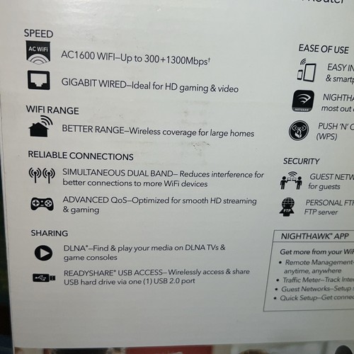 Netgear AC1600 DOCSIS 3.0 WiFi Cable Modem Router in Box C6250 - Picture 21 of 24