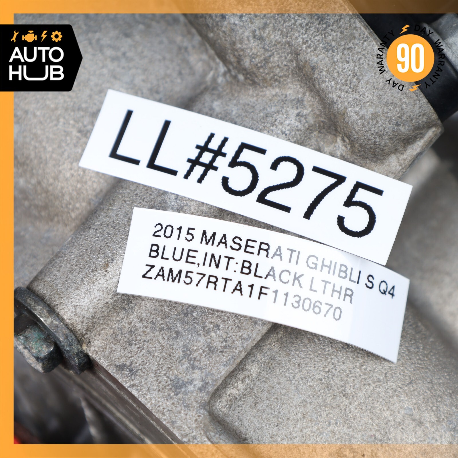 Maserati Ghibli Quattroporte Right Turbocharger Turbo Charger Manifold OEM 75k