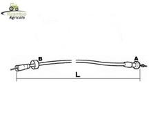 FILO TRASMISSIONE CONTAGIRI CONTAORE PER TRATTORE SAME LAMBORGHINI 004.9777.0