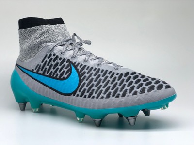 NIKE MAGISTA obra SG-PRO GRIGIO NERO BLU CHIARO SCARPE CALCIO gallerie ID  GRATIS | eBay