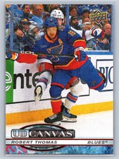 2025-26 Upper Deck Series 2 UD Canvas Robert Thomas C-196 - Blues
