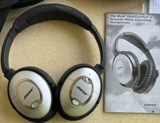   Bose QuietComfort 2 Headphones - Silver W/case Documentation