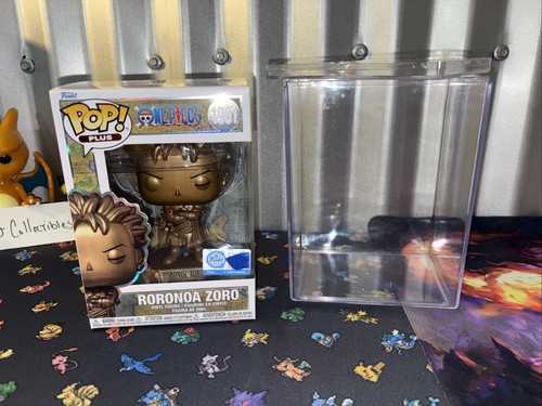 Funko Pop! One Piece Roronoa Zoro (Bronce) con Protector Pop #1901 **EN MANO** LO ÚLTIMO - Imagen 7 de 7