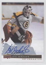 2020-21 SP Signature Edition Legends UD Canvas Eddie Johnston Ed #C-90 Auto 12a0