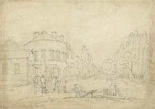 White Conduit House Pentonville London - Pencil Drawing - 19th Century