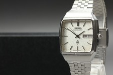 Vintage 1978 [N MINT] Seiko King Quartz 5856-5000 Day-Date 35mm Mens Watch JAPAN