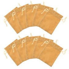10 Pcs صغير Drawstring Pouch شعر Extensions تخزين حامل حقيبة