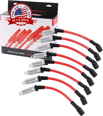 8 Cables De Bujias Alto Rendimiento Para 2000-2009 Chevy GMC V8