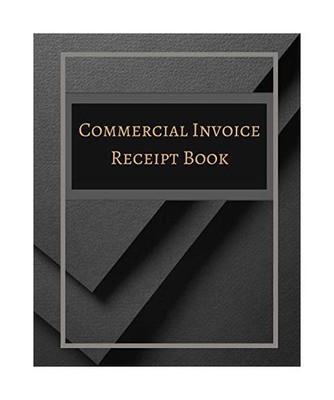 Commercial Invoice Receipt - Carbonless Quote Book - Estimates - Gray, Gold, Cha