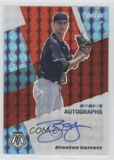 2021 Panini Mosaic Rookie Choice Fusion Prizm Braxton Garrett #RAM-BG Auto s5q