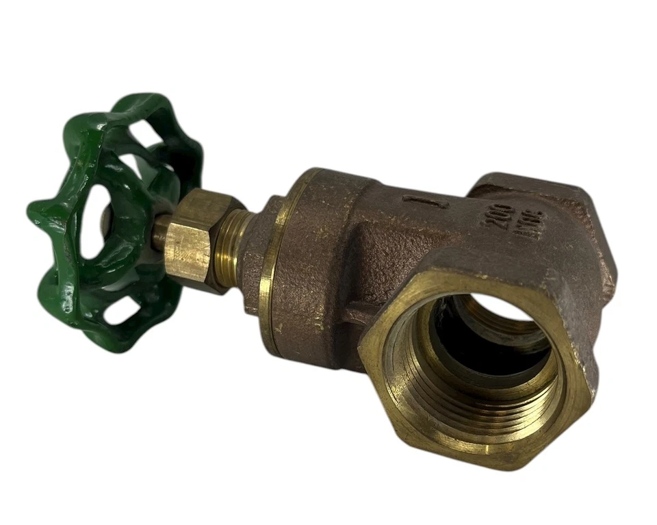 A. Y. McDonald Brass Full Port Gate Valve 1 Inch FPT Series 72038T - 5421-211 - Image 3 of 4
