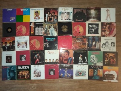 40 x Queen freddie mercury brian may roger taylor vinyl singles 