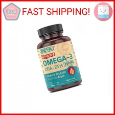 DEVA Nutrition Vegan Omega-3 DHA-EPA, from Micro Algae, Delayed Release, 90 Vega