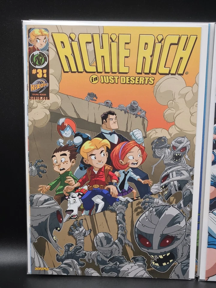  Richie Rich KIDZOIC 2011 TIRADA BAJA MINI SERIE COMPLETA 1-4/ENVÍO GRATUITO  Foto 4 de 4