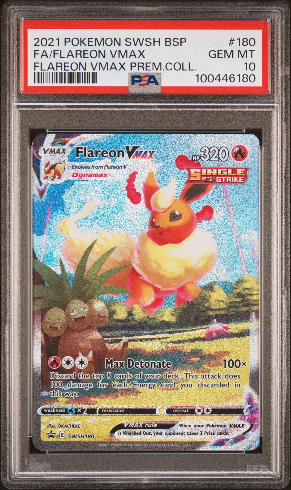 Flareon VMAX 2021 Sword & Shield: Black Star Promo #SWSH180