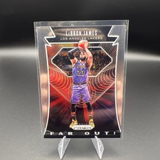 LeBron James Panini Prizm 2019-20 Far Out Insert Los Angeles Lakers