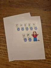 Vintage CATHY GUISEWITE Cheer UP Girlfriend greeting card 1980 new