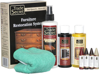 Complete Wood Furniture & Floor Restoration Kit - Scratch Repair and Polish Syst