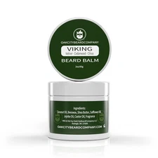 OakCityBeardCo. - Viking - 2 Ounce - Beard Balm - Beard Conditioner - Vetiver - 