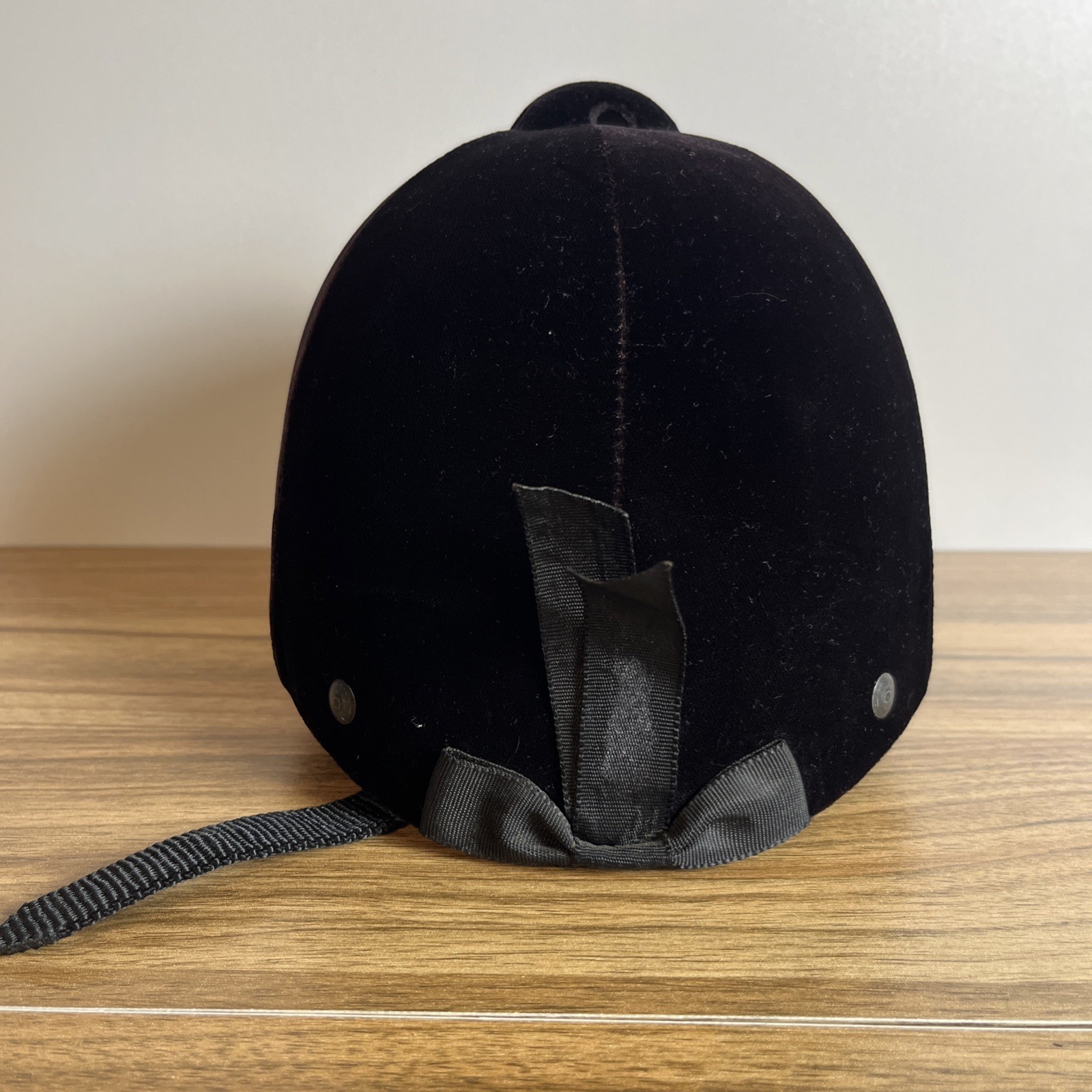 Equi-Royal Velvet Riding Helmet Size 6 7/8 56cm Dk Brown Equestrian Hat Fox Hunt