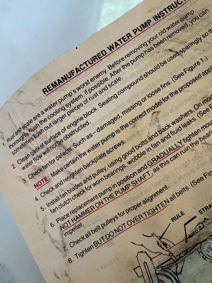 Dodge 273 1965-1969 bomba de agua 4,5 L 2402794 Perfection Hy-Test remanufacturada Foto 3 de 4