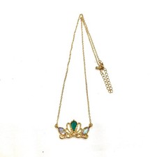 Disney Necklace Gold Tiara Used