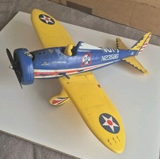 RC Airplane  Wenmac  Assembled Used  Blue/Yellow  Cleanup& Ready To Go