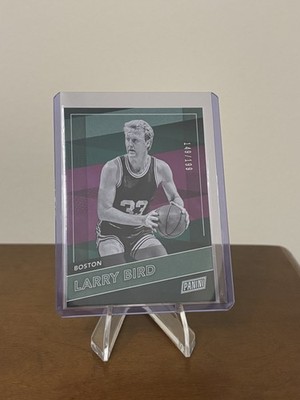 Panini 2026 The National Larry Bird Boston Celtics #56  Purple Holo.      /199
