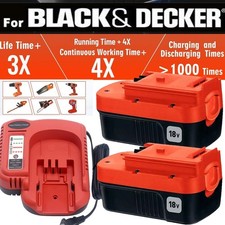 2-Pack 18V for Black and Decker HPB18 18 Volt 4.5Ah Battery HPB18-OPE /Charger