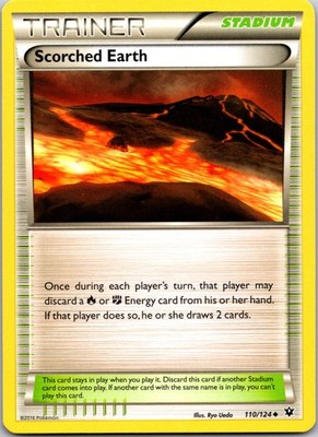 Scorched Earth Normal Uncommon XY - Fates Collide 110/124 LP