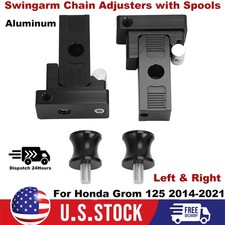 For 2014-2021 Honda Grom 125 Aluminum Swingarm Chain Adjusters with Spools Kit