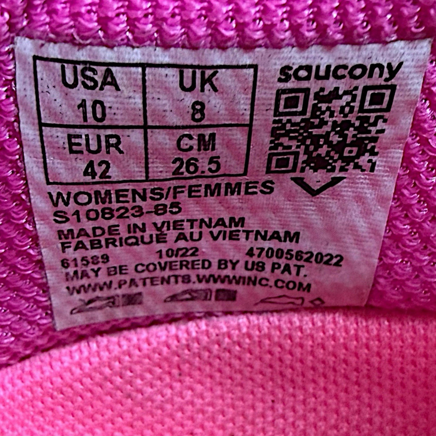 Saucony Kinvara 14 Women’s Running Shoes Sneakers White Gravel Grey Size 10 thumbnail 4