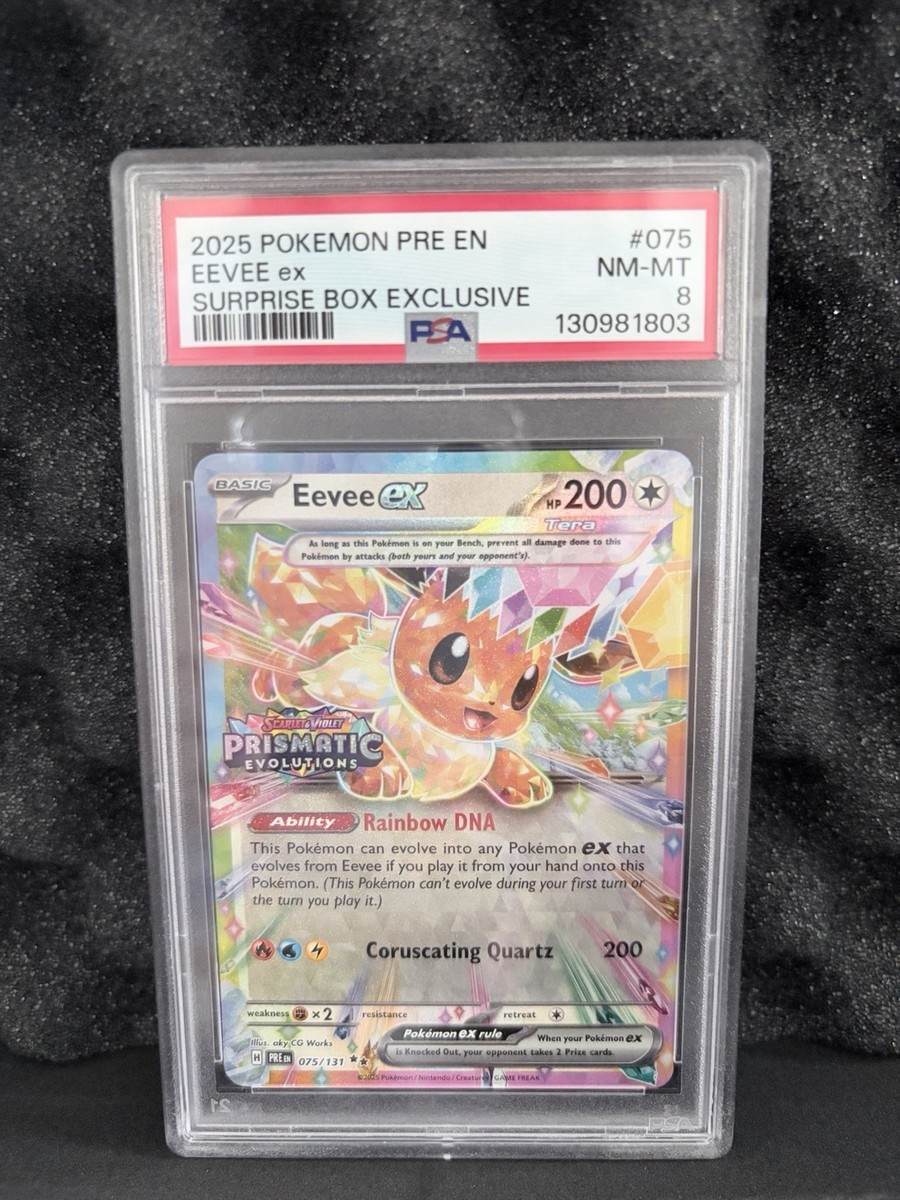 25+ Eevee ex - (Prismatic Evolutions Stamp) 075/131 Miscellaneous