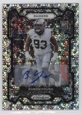 2023 Panini Prizm Rookies No Huddle Prizm Auto Byron Young #355 Auto 1ax4