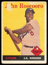 1958 Topps #42 John Roseboro RC Los Angeles Dodgers