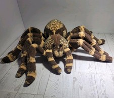 Folkmanis Folktails Tarantula Hand Puppet Spider with Tag Brown Plush 15"