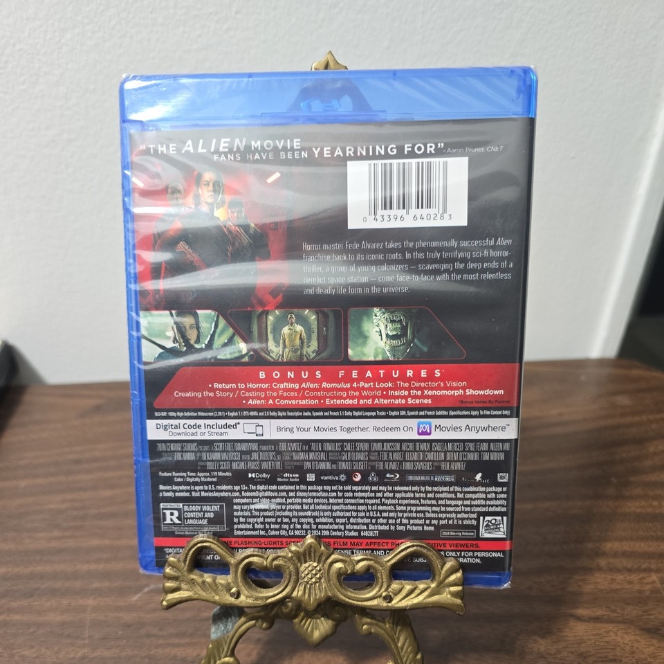 Alien Romulus 2024 Blu-ray + Digital Code Brand New . ( B10) | eBay