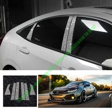 For Honda Civic Sedan 2016-2021 Resin-Diamond Window Center BC Pillar Sticker