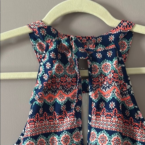 My Michelle Floral Patterned Sleeveless Romper - L - Picture 5 of 5