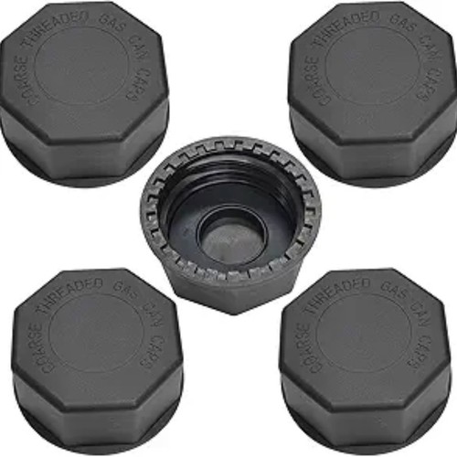 Gas Can Caps for Gasoline 5 Gallon, Coarse Thread Gas Cap for Gasoline ...