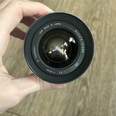 Sigma Accura 18 MM f3.2 YS M42 Mount With Nikon F Adapter 35mm Film Camera Lens