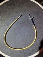 Vintage Japan Mechanical Camera Shutter Release Metal Braid Cable approx 19"