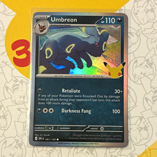 Umbreon 091/128 30th celebration card mint condition