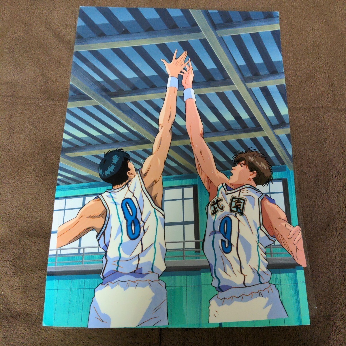 Slam Dunk movie large format cel, hand-drawn background, Mandarake