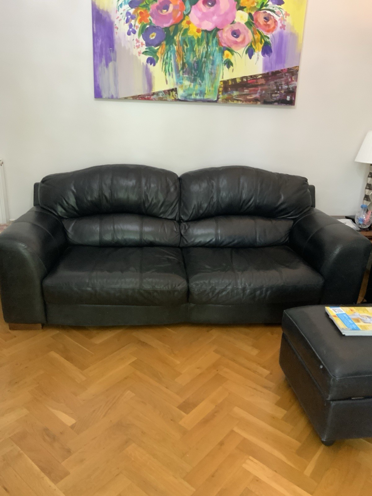 Leather Sofa Set