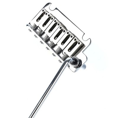 Electric Guitar Bridge Chrome 2-Point Tremolo Bridge 10.5mm with Brass Block ...