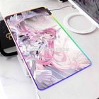 LED Backlit Mouse Pad Anime NIKKE Dorothy Large RGB Mouse mat Keyboard Desk Mat