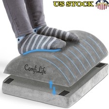 Adjustable Memory Foam Footrest Desk Ergonomic Pain Relief Support Cushion New
