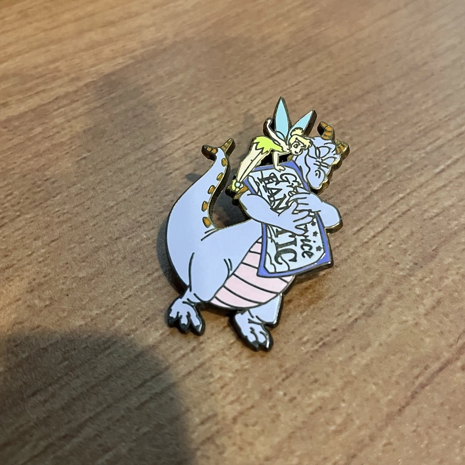 Эксклюзивная литая булавка Disney WDW Figment & Tinker Bell Create-A-Pin LE 1500 - Изображение 4 из 4