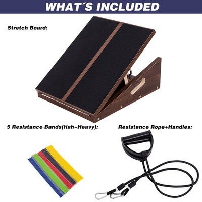 ABCD LIFE Slant Board for Calf Stretching Adjustable Incline Board